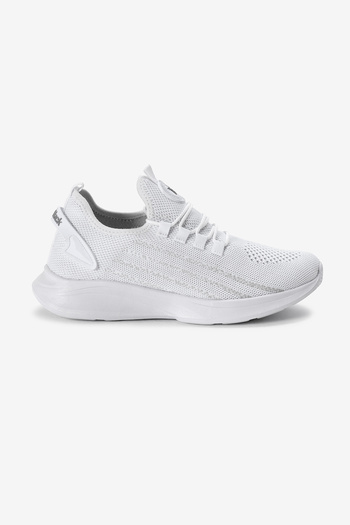 Tonny Black Unisex White Thermo Sole Stripe Detailed Lace-Up Knitwear Sports Shoes