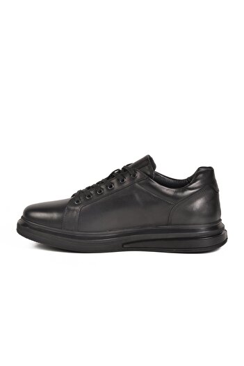 WALKWAY 2577 m Black Genuine Leather Men's Casual Shoes
