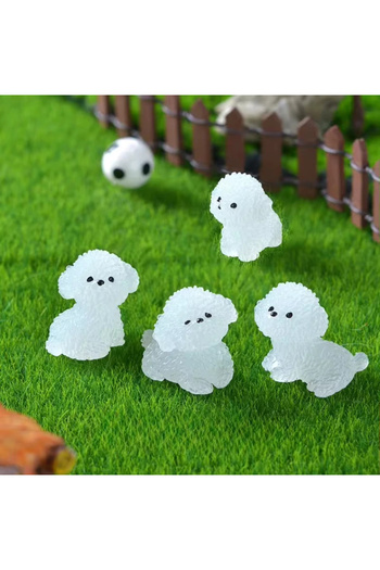 Miniso 4PCS 4Pcs/Set Luminescence 3D Cute Puppy Shoe Decoration Diy Shoes Charms Used For Clogs Sandals Per