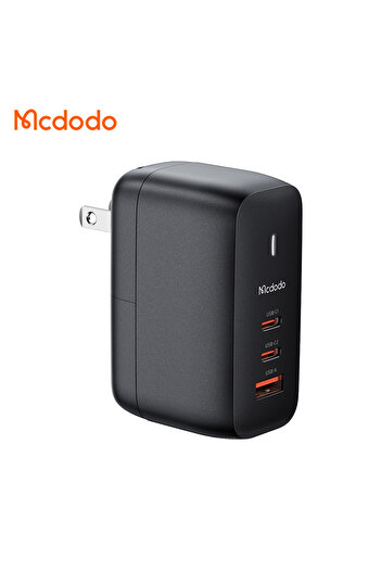 Mcdodo | 65W 2C+1A GAN 5 Mini Fast Charger (UK/US/EU)+60W C to C cable 2m