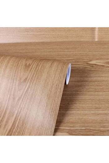 Generic Wood Grain Design Wallpaper Brown 60x300cm