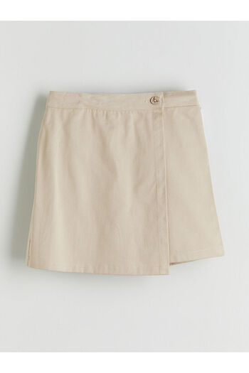 LC Waikiki Basic Gabardine Girl's Shorts Skirt