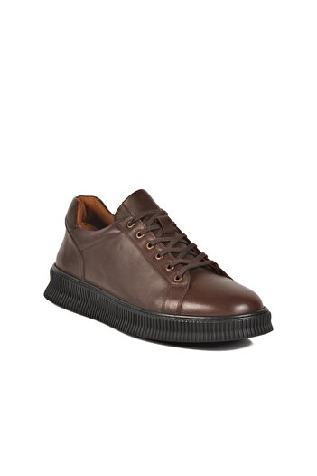 WALKWAY 2516 m (Large Size) Brown Genuine Leather Men's Casual Shoes