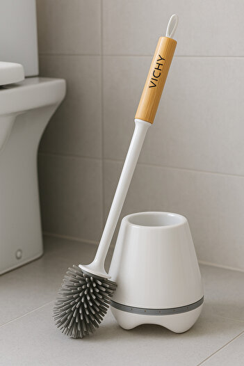 Vichy Wooden Handle Oval Toilet Brush Vch-6608