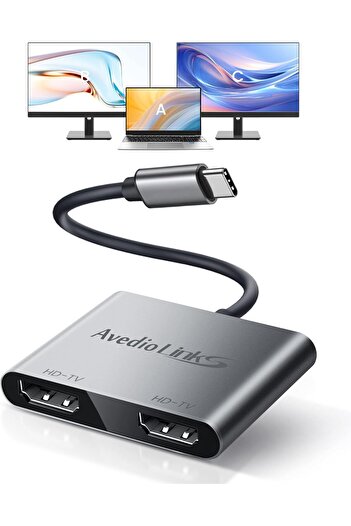 Generic avedio Links USB C to Dual HDMI Adapter 4K @ 60Hz
