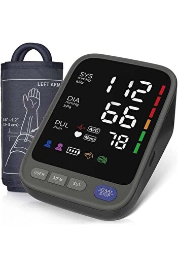 Saharaz Blood Pressure Monitor,Irregular Heartbeat Detection, 2 x 120 Sets Memory BP Monitor for Home Use