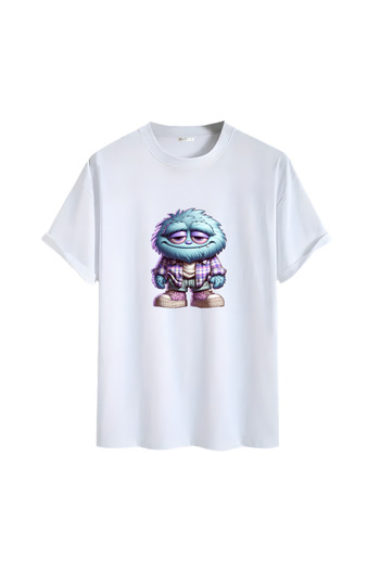 Gölge Store Animation Character Printed Oversize Unisex T-Shirt