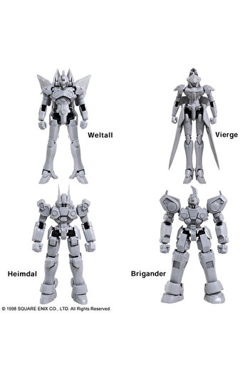 Square Enix Xenogears Structure Arts 1/144 Scale Plastic Model Kit Series Vol.1 All 4Types BOX