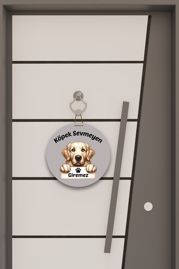 Dormot Digital Printing Gray, Standard, "No Dogs Allowed" Themed, Door Ornament, Wall Ornament