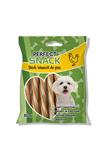 OEM Recompense pentru câini, Perfect Snack Stick cu pui și vită răsucite, 80 g