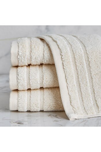Generic Egyptian 4-Piece 600 GSM Cotton Fingertip Towel Set - 30x30 cm
