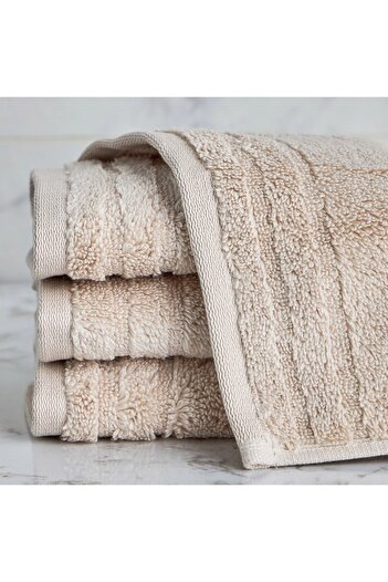 Generic Egyptian 4-Piece 600 GSM Cotton Fingertip Towel Set - 30x30 cm