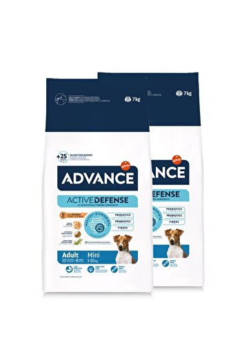 Advance Package 2 x Mini Adult Dog Food 7 kg