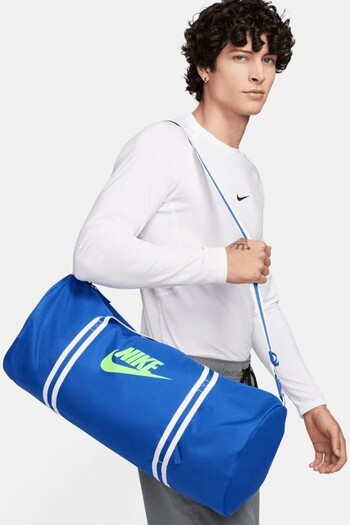 Nike Heritage Duff 30 LT Unisex (53,5 см x 25,5 см x 25,5 см) Сумка для щоденного використання Синя