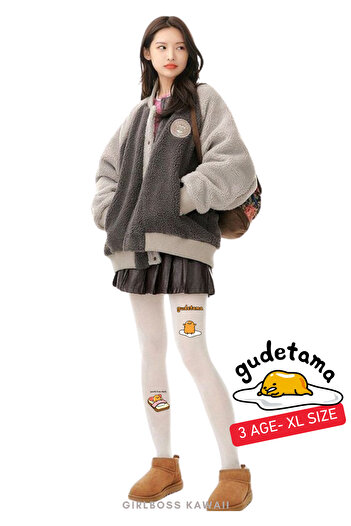 Girlboss Kawaii Gudetama Pantyhose All Ages Kids / Teens / Big Series