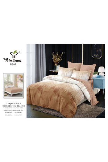 FIONNA.RO Finet Bed Linen With Elastic - Hatched