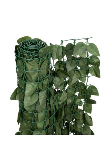 FOXMAG24 UV-protected shade net, roll 3 x 1 m, for garden, terrace or balcony, artificial leaf pattern