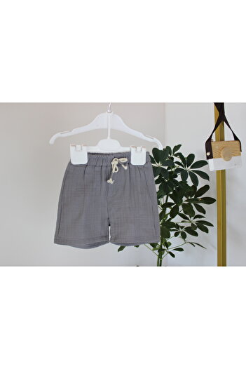 genybaby Baby Boy Linen Summer Shirt Shorts Set - Safari Themed 2-Piece Set