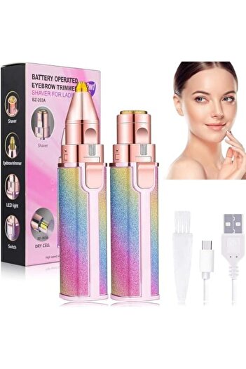 Generic New Facial Hair Remover Women, Eyebrow Trimmer Flawless Hair Remover Portable Electric Flawless Razo