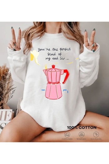 sole stories Μακρυμάνικο φούτερ με στάμπα Premium Oversize Cut