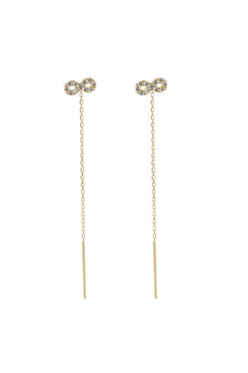 Bijuteria SORELLY Cercei Fir Aur 14k Infinit