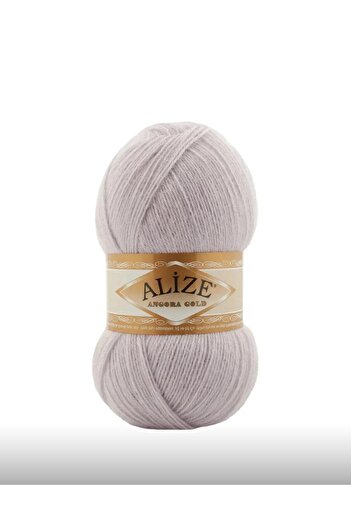 ÇEÇEN HOME (2 Pieces) Angora Gold 632 Glass Gray Hand Knitting Yarn