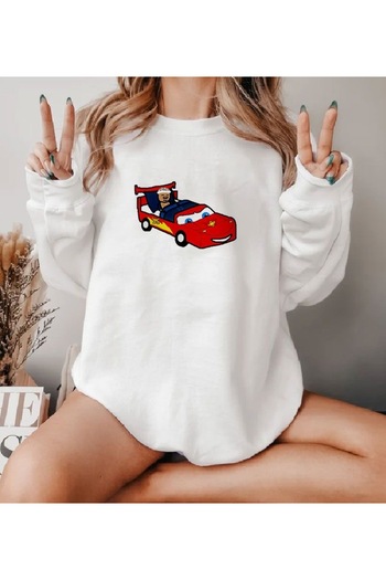 sole stories Μακρυμάνικο φούτερ με στάμπα Premium Oversize Cut