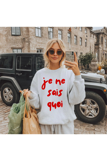 sole stories Μακρυμάνικο φούτερ με στάμπα Premium Oversize Cut