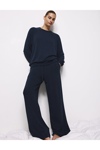 Marks & Spencer Wide Leg Pijama Altı
