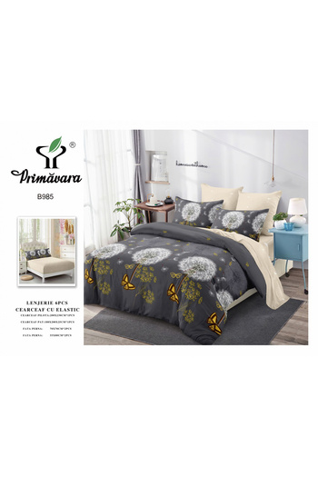 FIONNA.RO Fine Bed Linen With Elastic - Dandelions And Butterflies