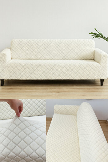 BTF HOME Soft Welsoft Elastic 3 Seater Sofa Cover |   Non-Slip, Flexible and Washable Seat Cover