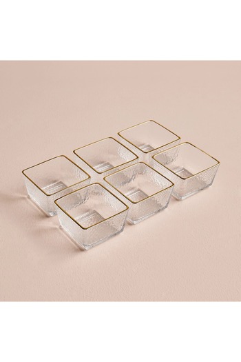 Generic Mezze 6-Piece Square Appetizer Set
