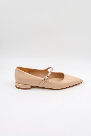 Park Moda Women's Ballet Flats Strappy Pointed Toe Comfortable Stylish Business Office Casual Shoes Pm280 Patent Leather