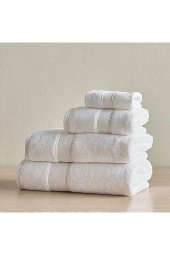Generic Eco Soft 4-Piece 650 GSM Organic Turkish Cotton Fingertip Towel Set - 30x30 cm