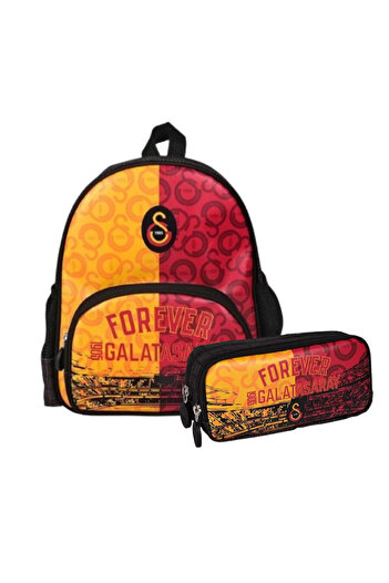 Galatasaray Set of 2 Licenses with the Word "Forever" Written on Them. (Bag and Pencil Case)