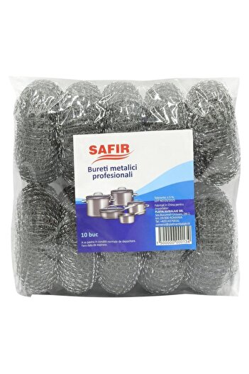 SAFİR DISHWASHER SPONGE WIRE 40GR 10PCS/SET
