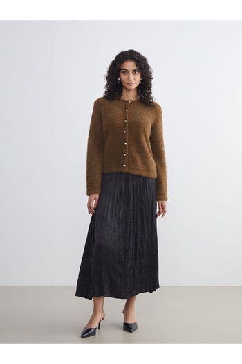 LC Waikiki Lcw Modest New Season Women's Crew Neck Knitwear Cardigan