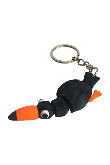 NBShop Toucan Bird Keychain - Cute Keychain & Bag Accessory with Movable Body