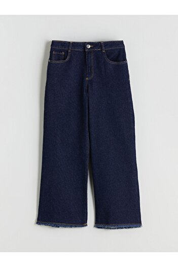 LC Waikiki LCW Kids YENİ SEZON Wideleg Kız Çocuk Jean Pantolon