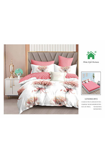 FIONNA.RO Fine Bed Linen With Elastic - Bridal Flower Bouquet