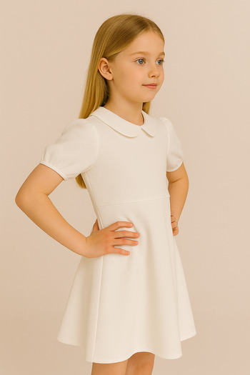 NA ADDESIGN Mother and Daughter Baby Collared Flare Dress (Must Be Added Separately to the Cart, Prices Are Separate)