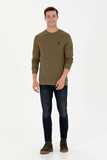 U.S. Polo Assn. U.s polo assn Φούτερ με κανονική εφαρμογή, βασικό, 100% βαμβακερό