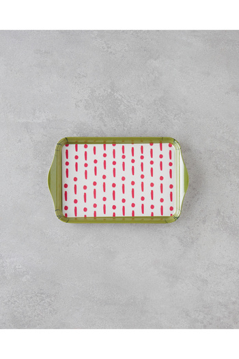 English Home Fusion Melamine Tray 23X14 cm Pink - Green
