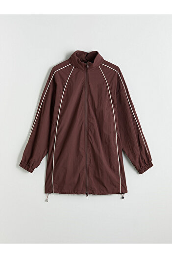LC Waikiki New Season Stand Collar Oversize Women's Raincoat