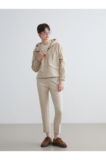 LC Waikiki New Season Hooded Oversize Women's Raincoat