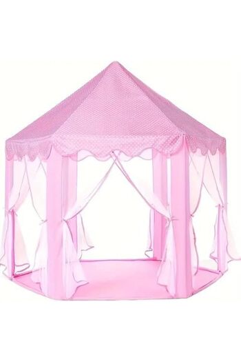 GO2CAMPS Princess Castle Play House Game Tent For Girls Indoor and Outdoor Toy- 140x135x140 CM | Pri