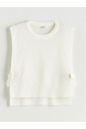 LC Waikiki Lcw Kids Bow Detailed Girls' Knitwear Sweater