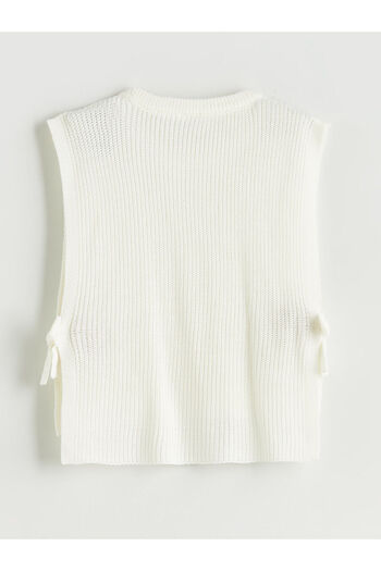 LC Waikiki Lcw Kids Bow Detailed Girls' Knitwear Sweater