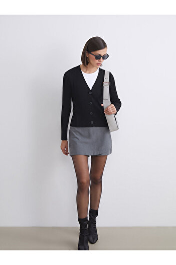 LC Waikiki V-Neck Women's Knitwear Cardigan