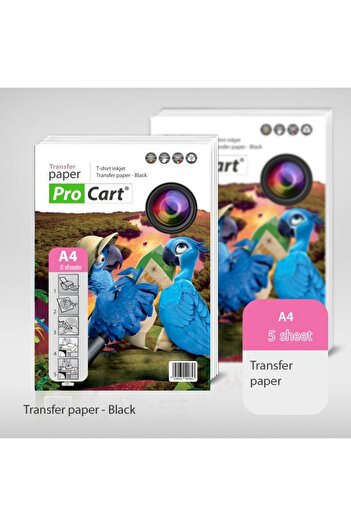 PROCART A4 thermal transfer paper for black t-shirts